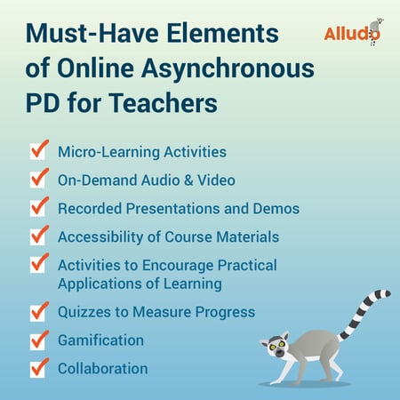 Must-Have Elements of Online Asynchronous PD for Teachers