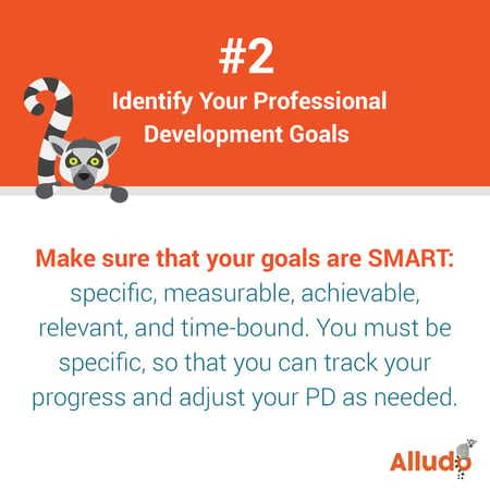 identify your professional development goals