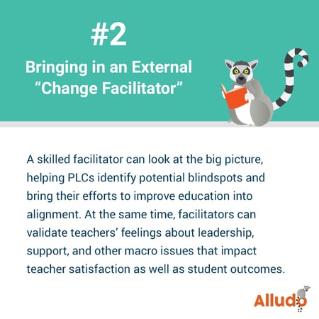 bringing in an external change facilitator