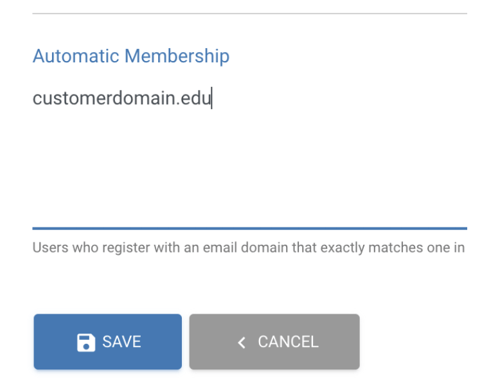 Automatic Group Assignment via Domain