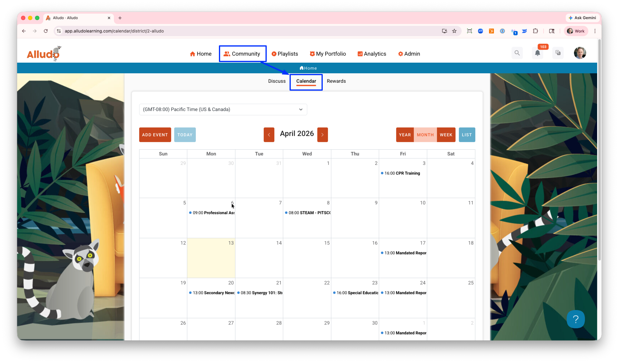 Introducing the Alludo Calendar: All Your PD, In One Place